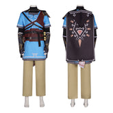 Legend of Zelda Breath of the Wild Tears of the Kingdom Link Cosplay Costume - Game Character Performance Outfit - Halloweez